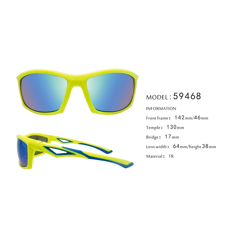 Square Wrap Anti Slip Full Rim Mirrored Sports Sunglasses 59468 4 Square Wrap Anti Slip Full Rim Mirrored Sports Sunglasses 59468 4