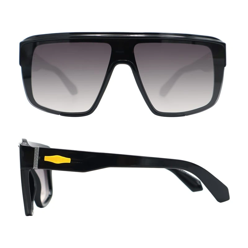 Flat top Square Uni One piece Unisex Retro Sunglasses 490863 1 Flat top Square Uni One piece Unisex Retro Sunglasses 490863 1