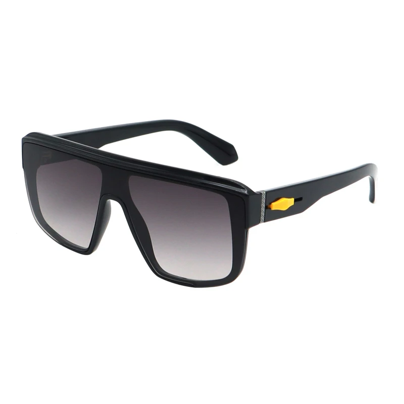 Flat top Square Uni One piece Unisex Retro Sunglasses 490863 5 Flat top Square Uni One piece Unisex Retro Sunglasses 490863 5